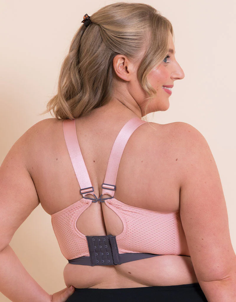 Curvy Kate Everymove Wired Multiway Sports Bra Blush/ Charcoal - Image 6