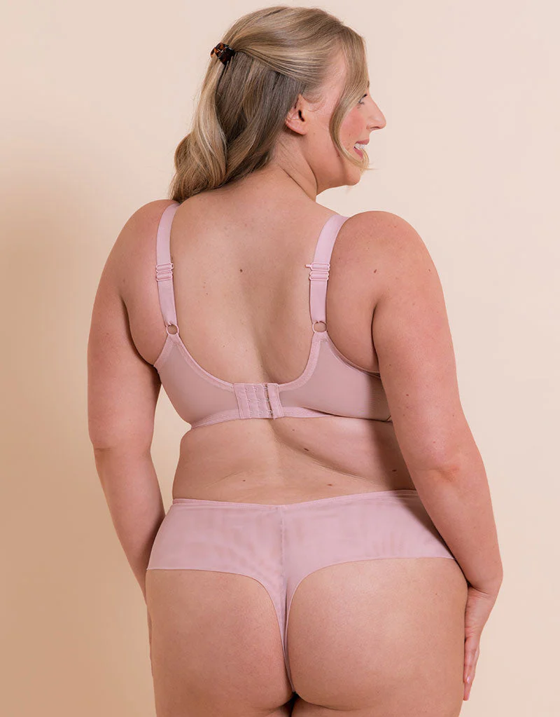 Curvy Kate Flare Full Plunge Side Support Multiway Bra Rose Sparkle - Image 7