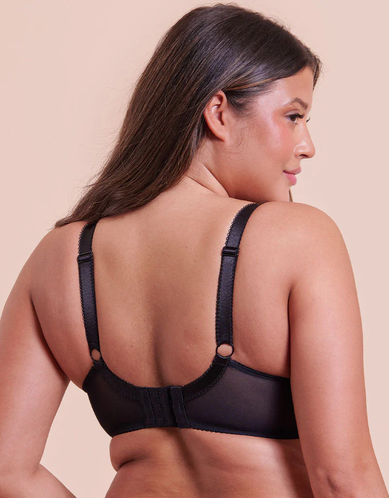 Curvy Kate Flora Balcony Bra Black - Image 5