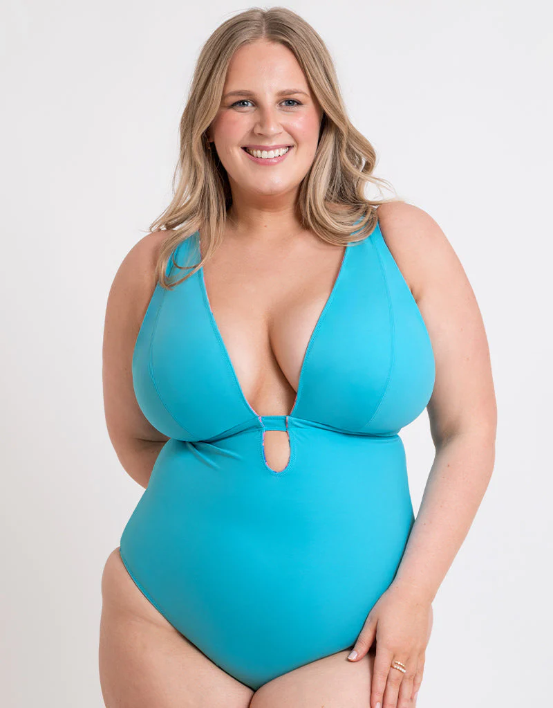 Curvy Kate Ibiza Reversible Non-Wired Multiway Swimsuit Print Mix - Image 8