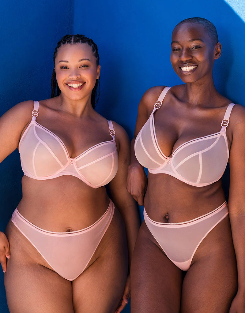 Curvy Kate Lifestyle Plunge Bra Blush Pink - Image 10