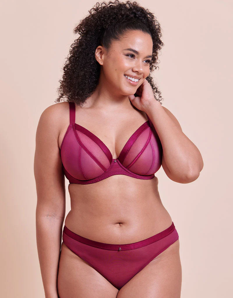 Curvy Kate Lightstyle Brazilian Berry Purple - Image 3