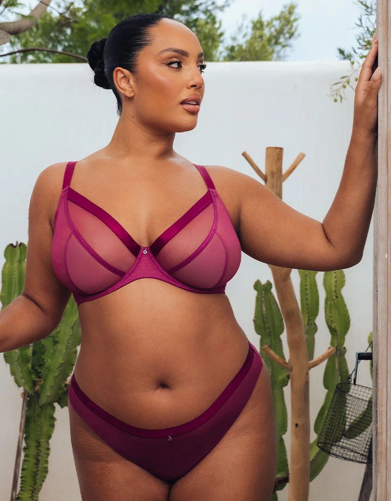 Curvy Kate Lightstyle Brazilian Berry Purple - Image 5
