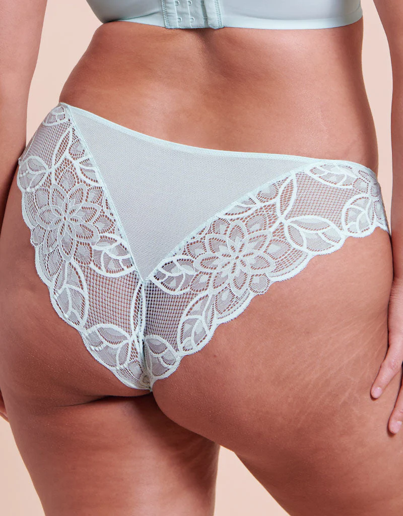 Curvy Kate Lovelace Brazilian Brief Pale Mint - Image 2