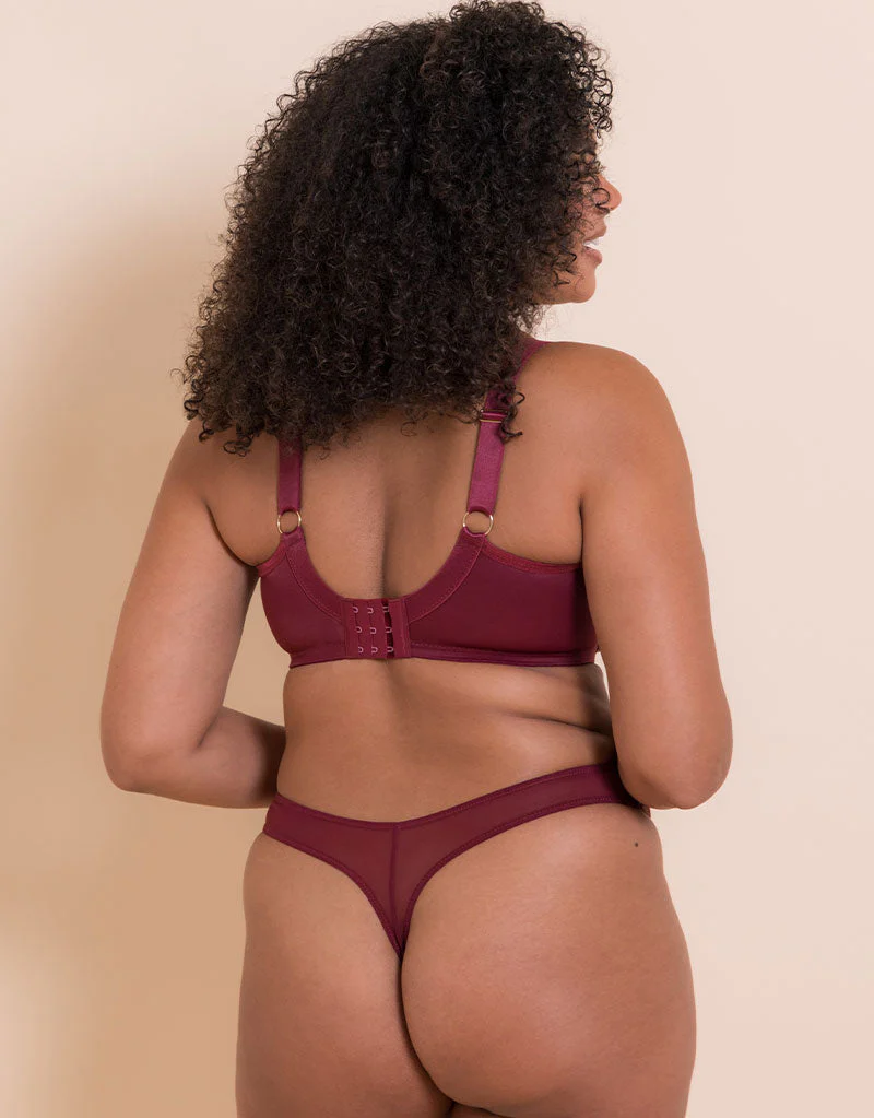 Curvy Kate Lush Thong Oxblood - Image 4