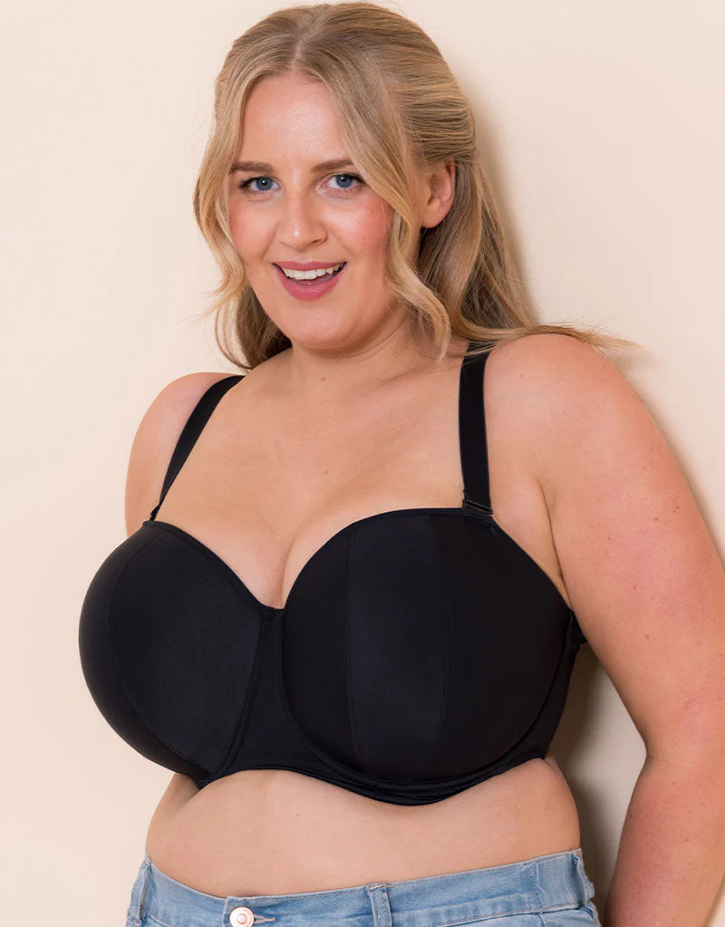 Curvy Kate Luxe Strapless Multiway Bra Jet Black - Image 9
