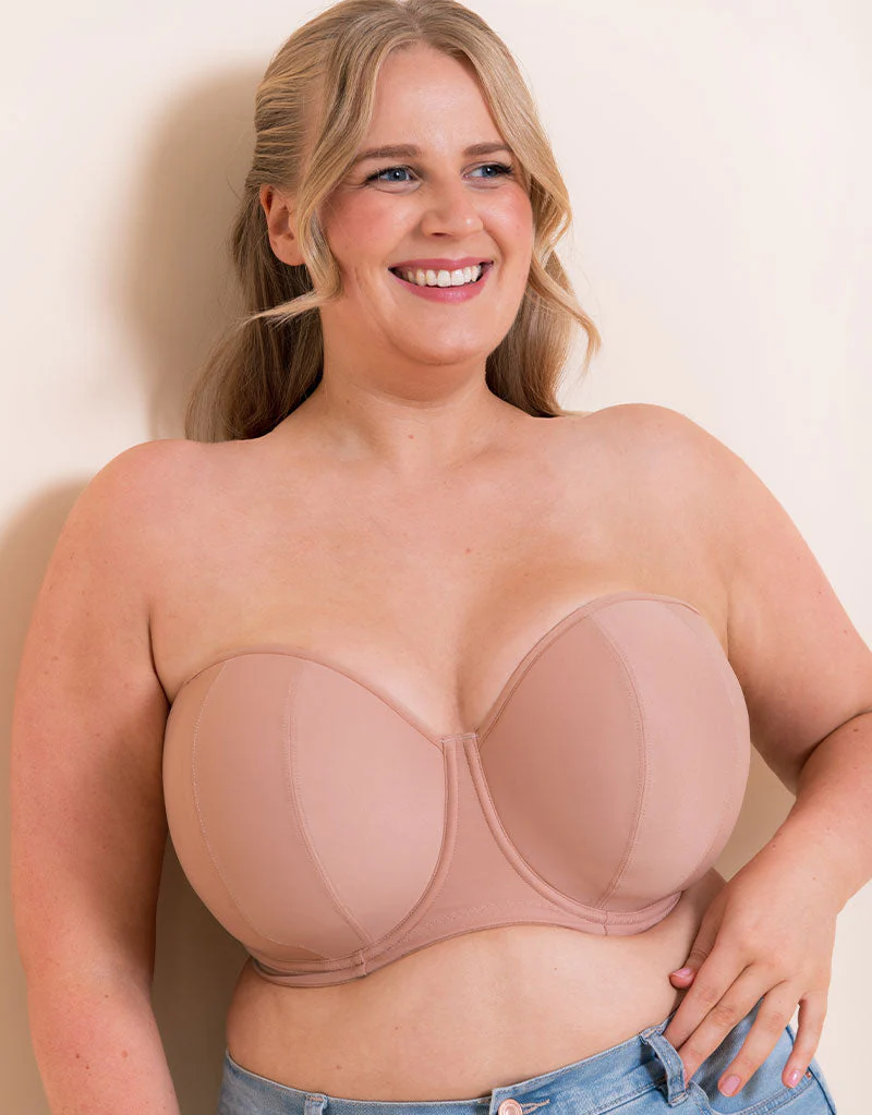 Curvy Kate Luxe Strapless Multiway Bra Latte - Image 4