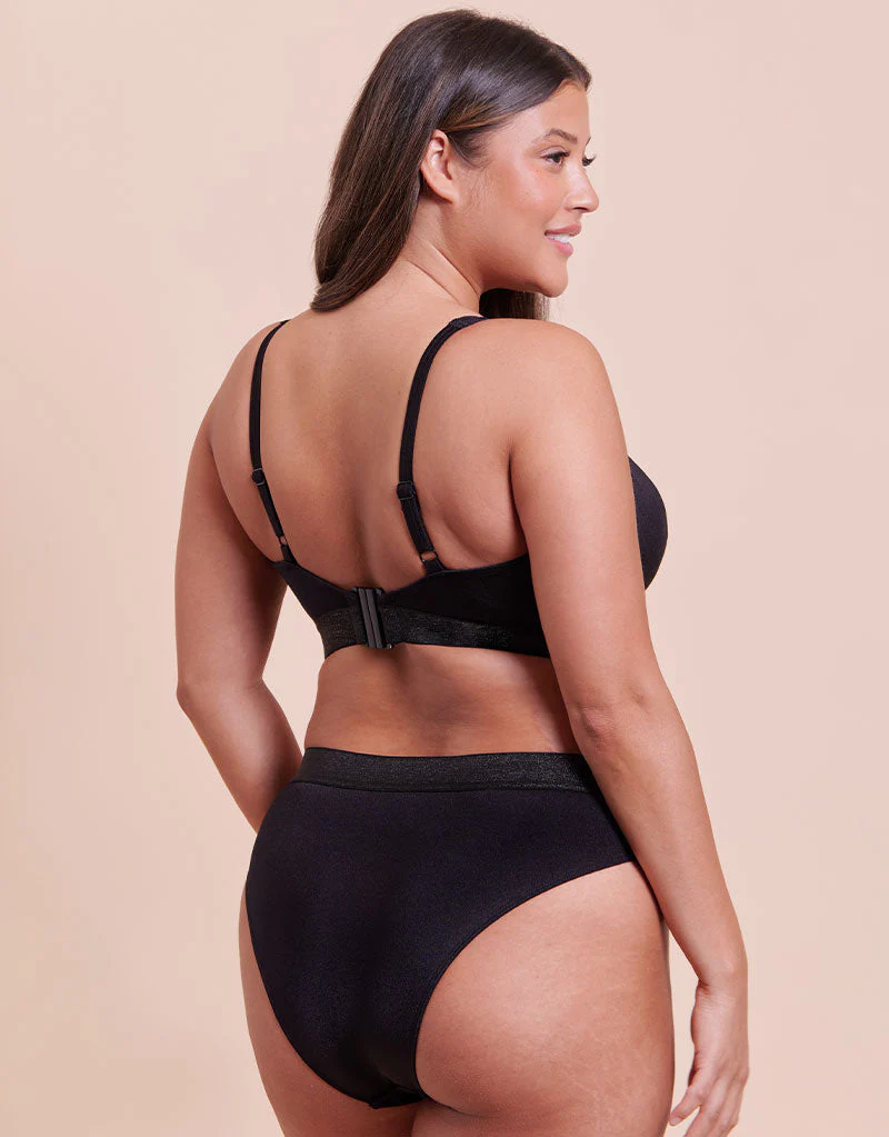 Curvy Kate Siren Seas High Leg Bikini Brief Black - Image 4