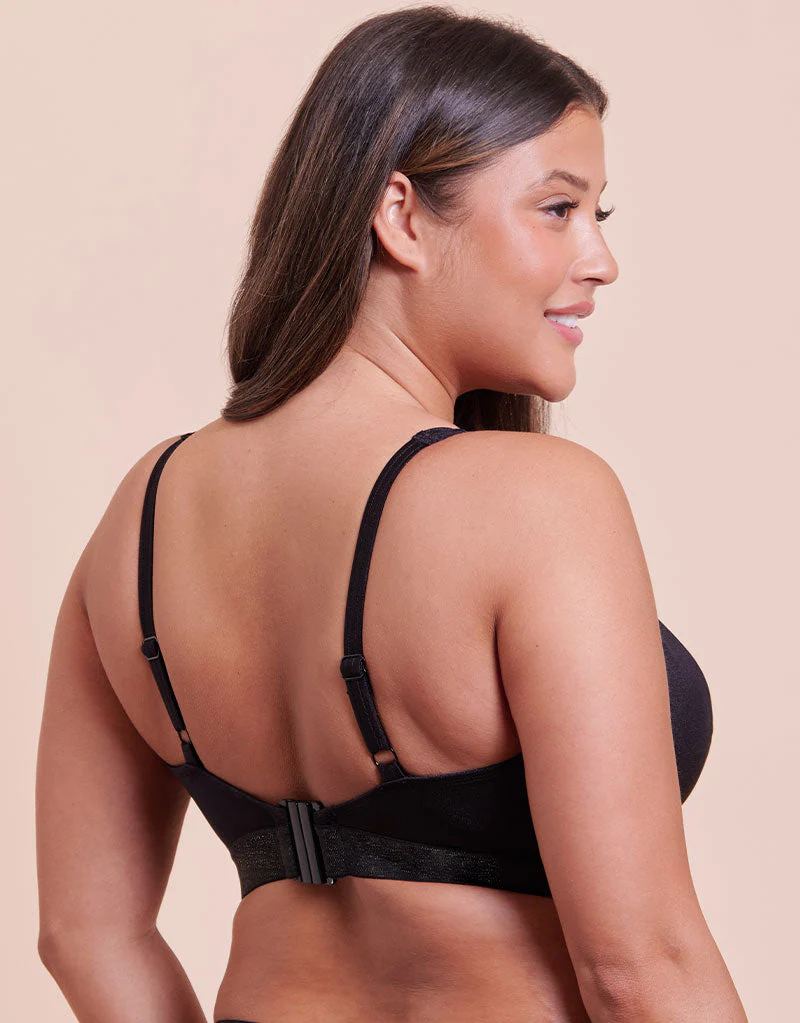Curvy Kate Siren Seas Non Wired Plunge Bikini Black - Image 5