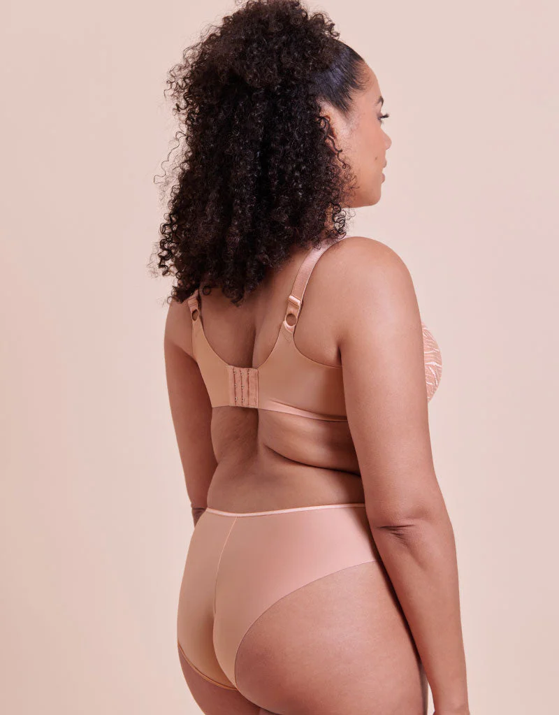 Curvy Kate Smoothie Lace Moulded Balcony Bra Latte - Image 7