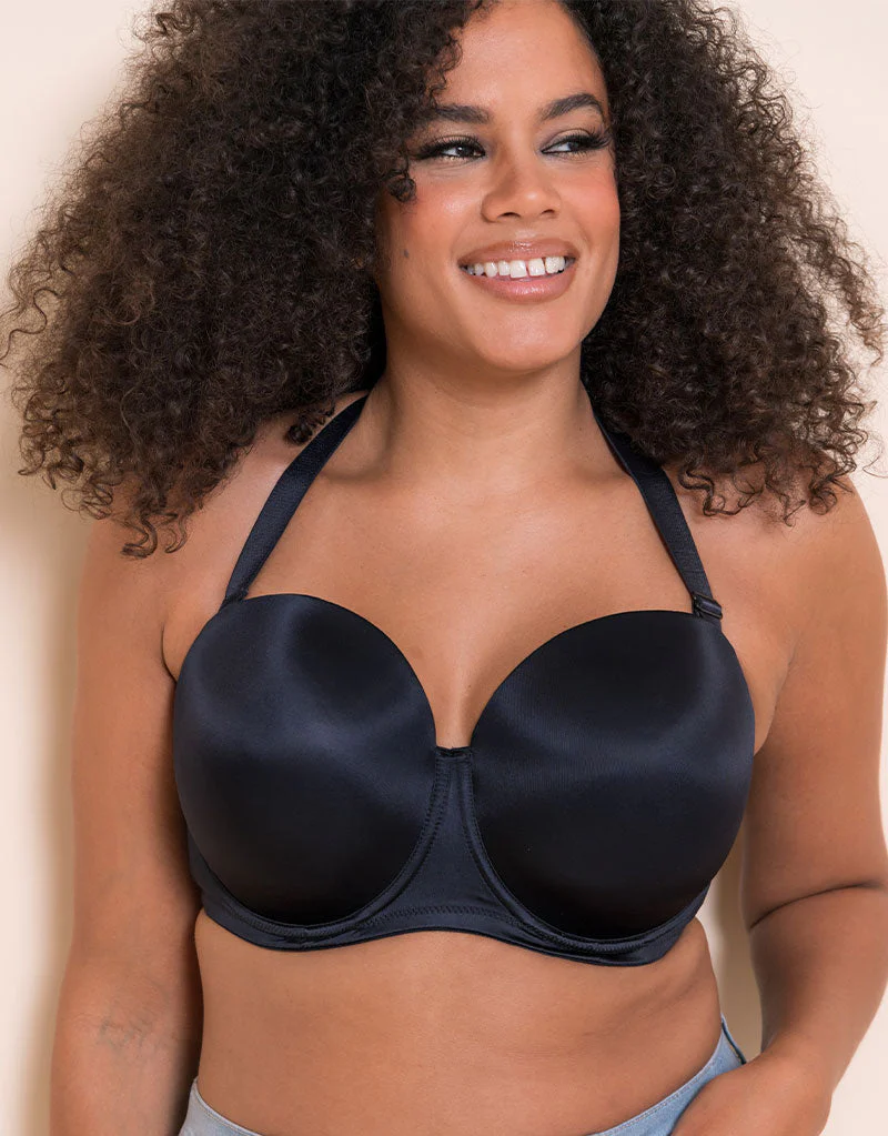 Curvy Kate Smoothie Moulded Strapless Multiway Bra Black - Image 7