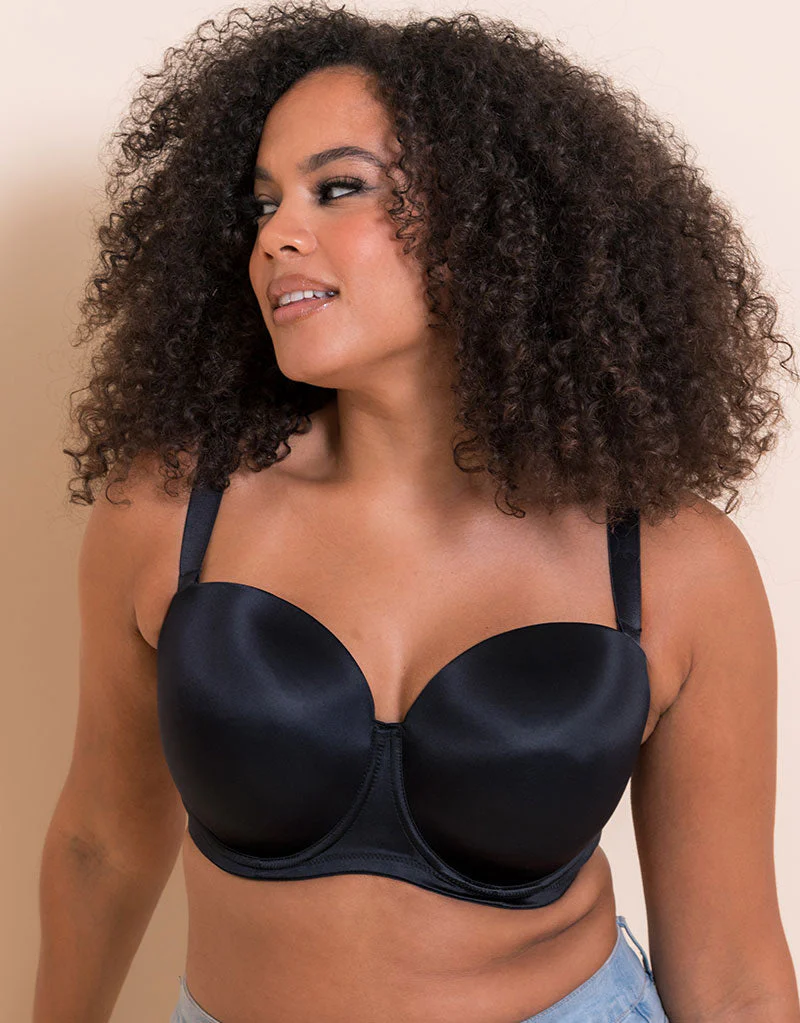 Curvy Kate Smoothie Moulded Strapless Multiway Bra Black - Image 8