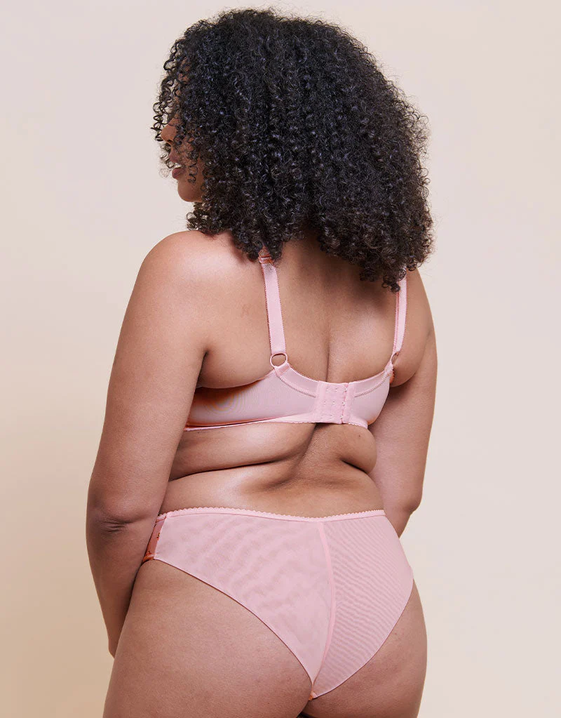 Curvy Kate Spellbound Printed Balcony Bra Blush Floral Print - Image 6