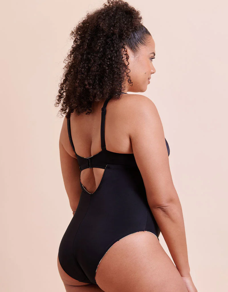 Curvy Kate Sunset Palm Reversible Non-Wired Multiway Swimsuit Palm Print - Image 8