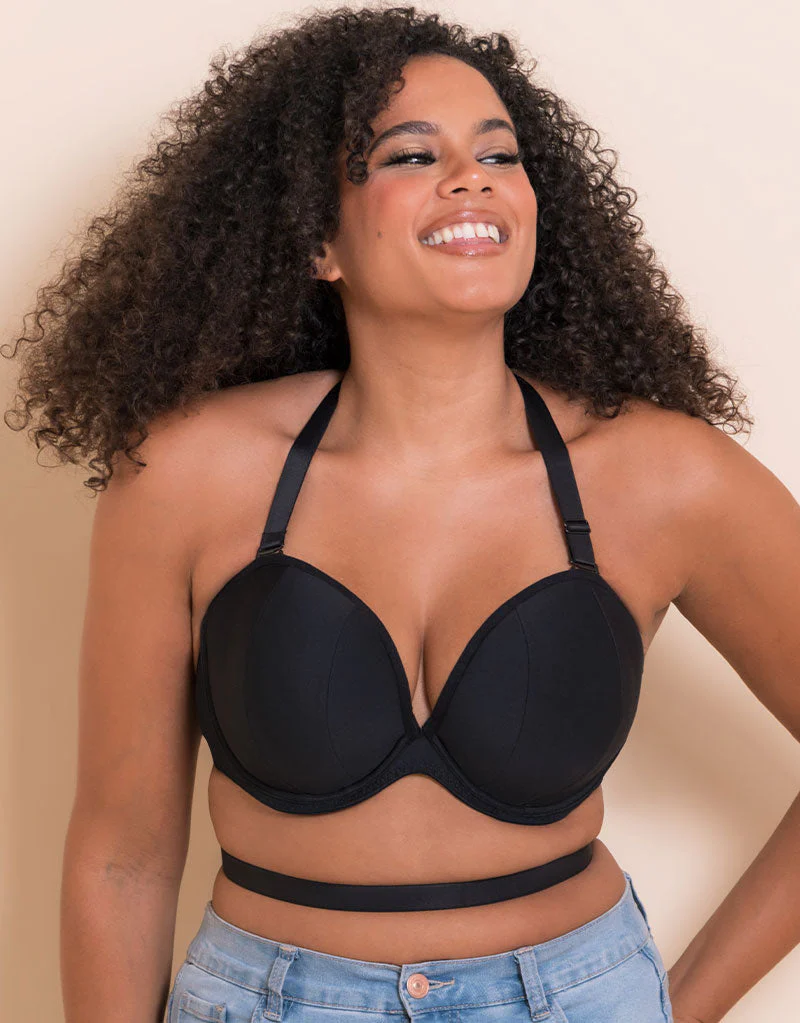 Curvy Kate Superhero Multiway Padded Plunge Bra Black - Image 8