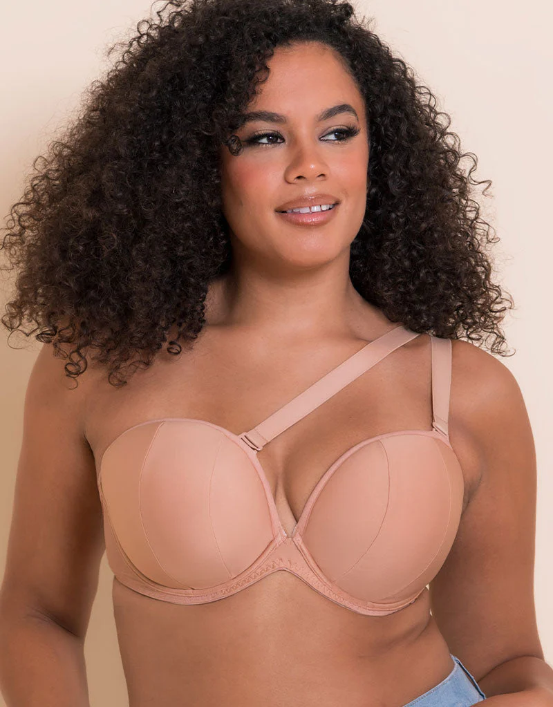 Curvy Kate Superhero Multiway Padded Plunge Bra Latte - Image 9