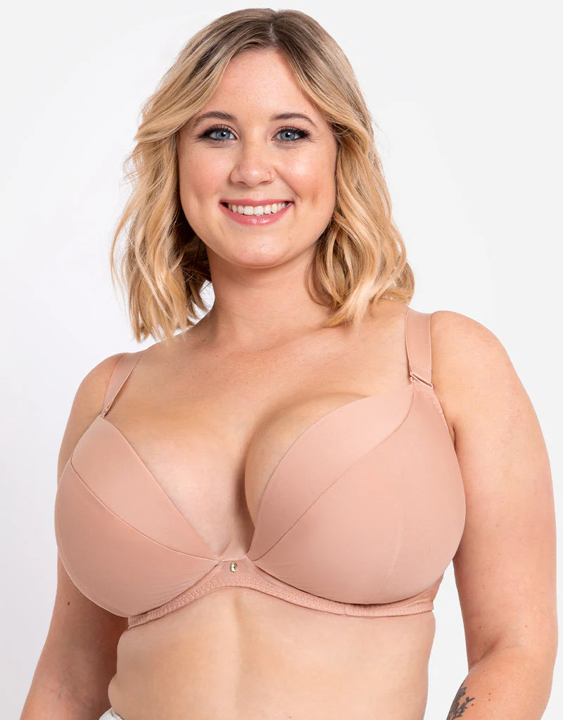 Curvy Kate Superplunge Multiway Padded Plunge Bra Latte - Image 5