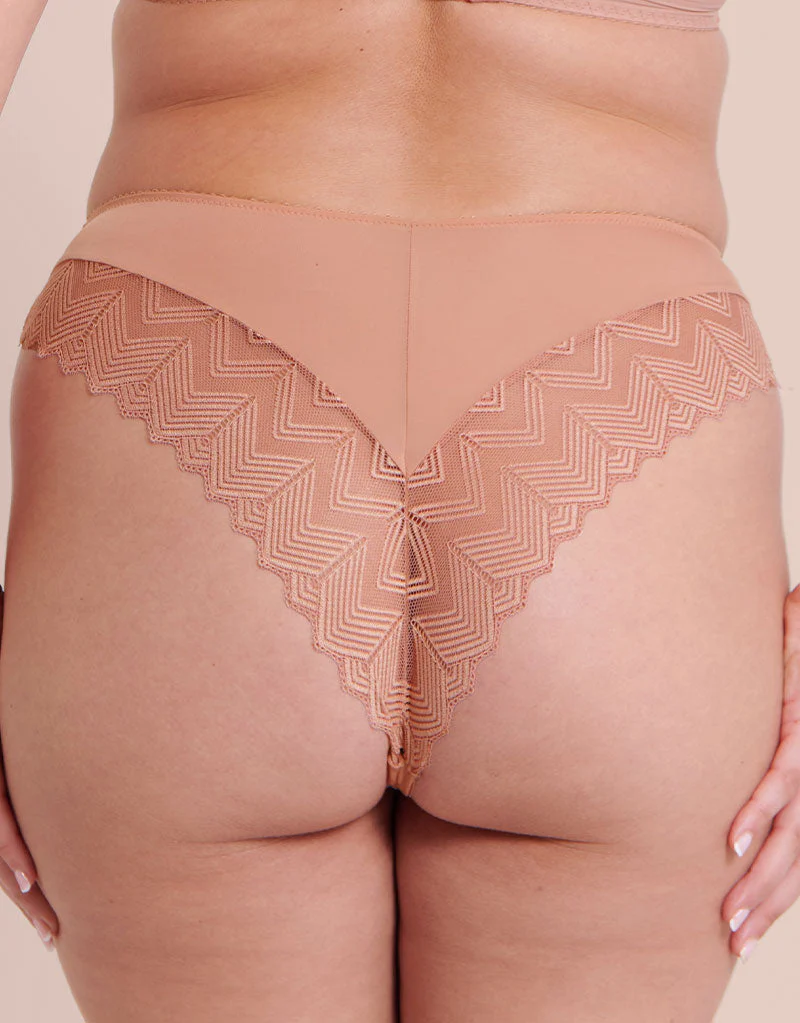 Curvy Kate Wild One Brazilian Brief Latte - Image 2