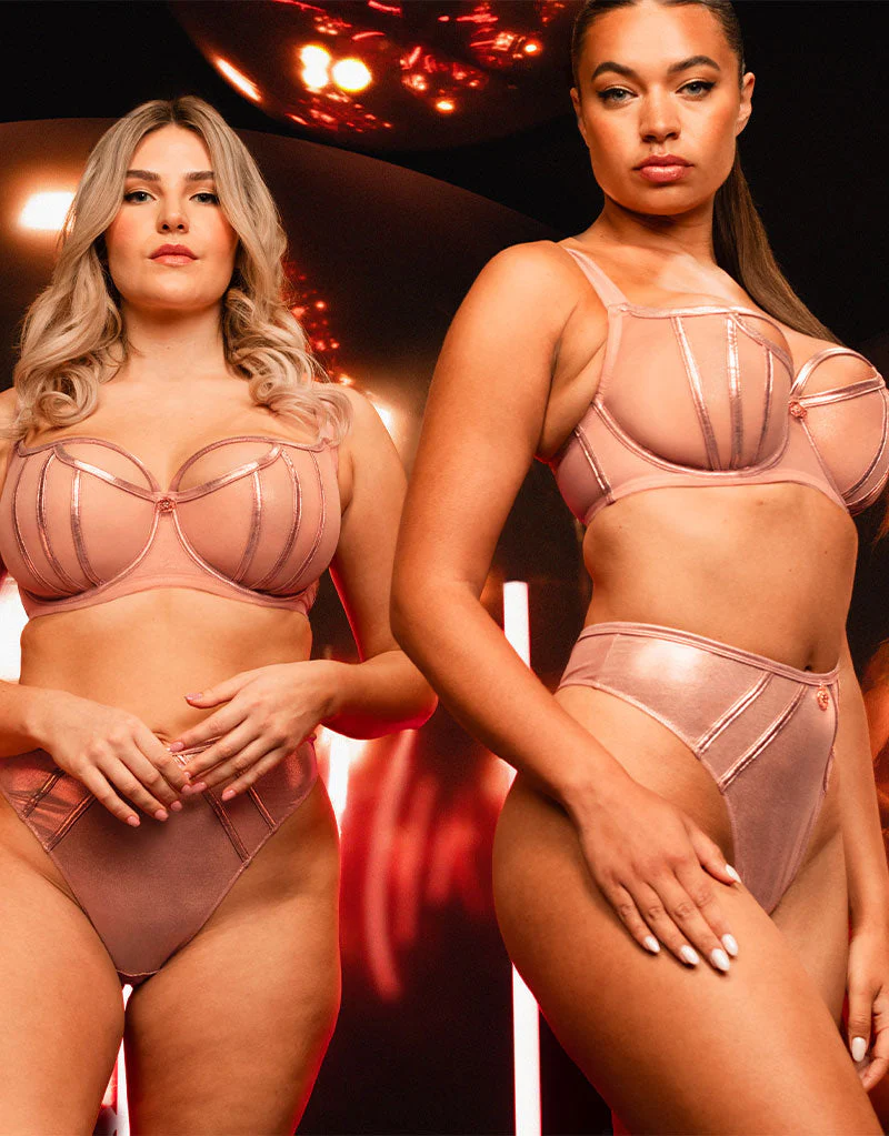 Scantilly Eos Balcony Bra Rose Gold - Image 9