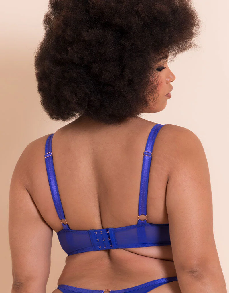 Scantilly Ornate Balcony Bra Ultraviolet - Image 5